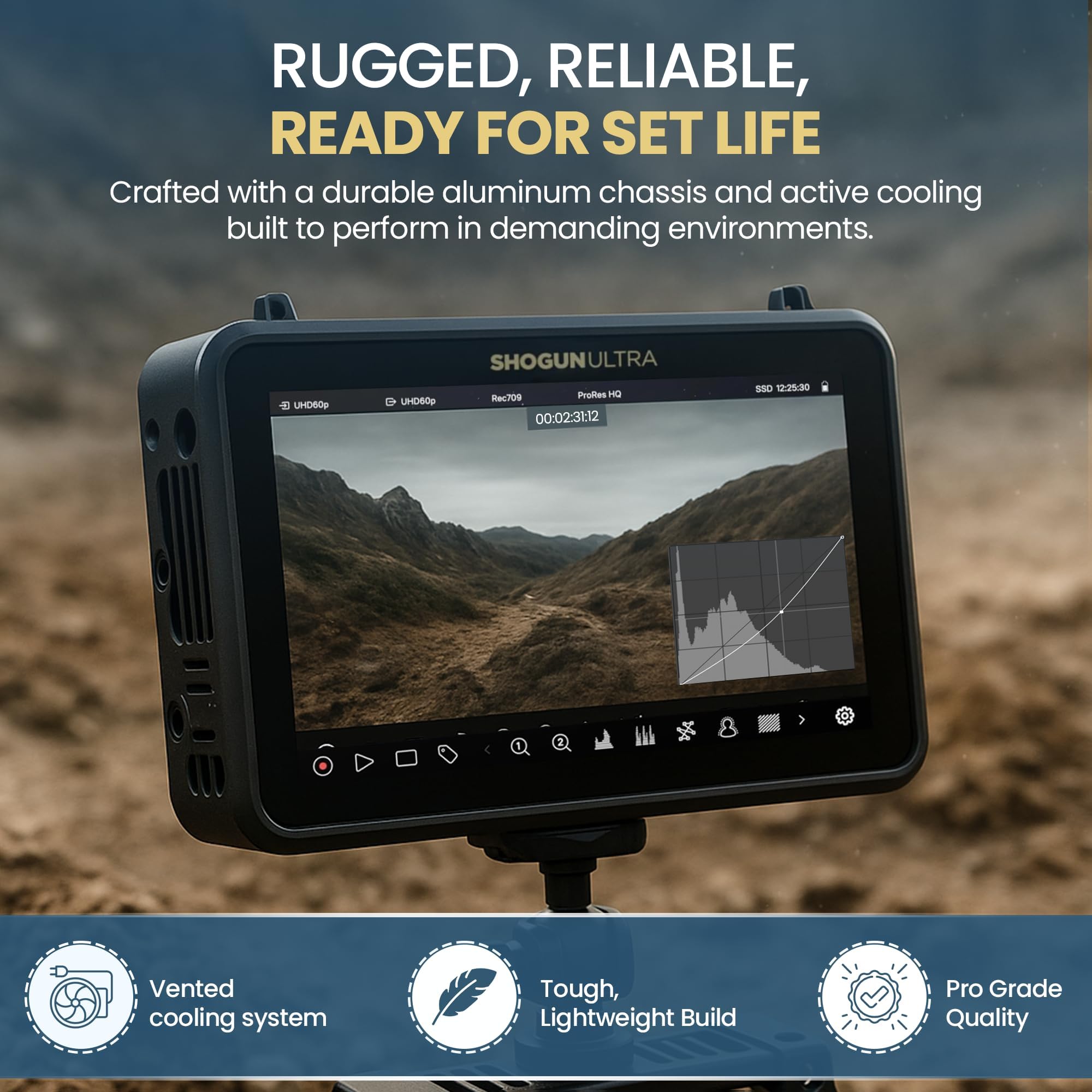 ATOMOS SHOGUN ULTRA ATOMSHGU01 モニターレコーダー Shogun Ultra | Atomos